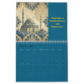 2026 Englischer Kalender mit islamischen Designs/Z (Feb 2027)