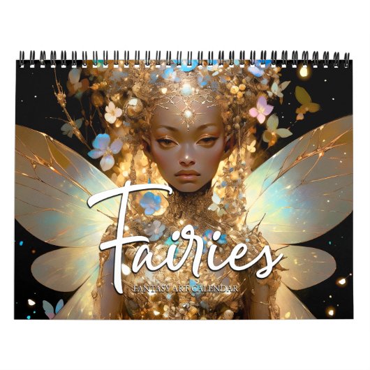 2026 Fairies 5 Fantasy Art Calendar Kalender (Titelbild)