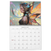 2026 Fairies 7 Fantasy Art Calendar Kalender (Mär 2027)