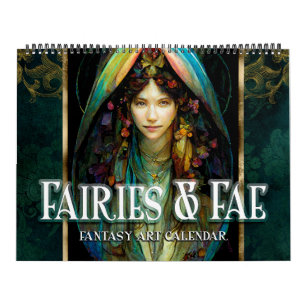 2026 Fairies & Fee 2 Fantasy Art Calendar Kalender