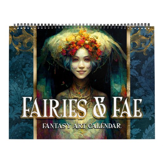 2026 Fairies & Fee 3 Fantasy Art Calendar Kalender (Titelbild)