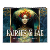 2026 Fairies & Fee 3 Fantasy Art Calendar Kalender (Titelbild)