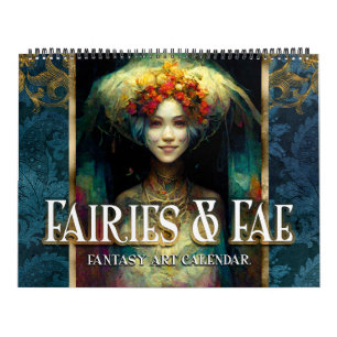 2026 Fairies & Fee 3 Fantasy Art Calendar Kalender