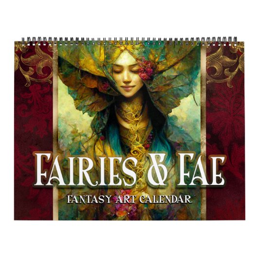 2026 Fairies & Fee 4 Fantasy Art Calendar Kalender (Titelbild)