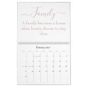 2026 Familien-Zitat-Kalender Kalender (Feb 2027)