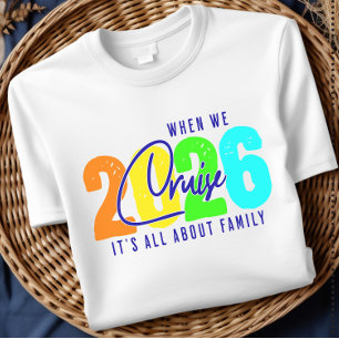 2026 Familienkreuzfahrt - Passendes Urlaubsshirt T-Shirt