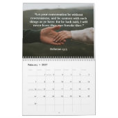 2026 Family Blessings Photos Scripture Christian Kalender (Feb 2027)