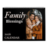 2026 Family Blessings Photos Scripture Large Kalender (Titelbild)