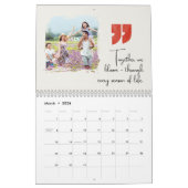 2026 Family Photo Collage Calendar Christmas Gift Kalender (Mär 2026)