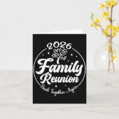 2026 Family Reunion Back Together Again Reunion Ma Karte (Gelbe Blume)