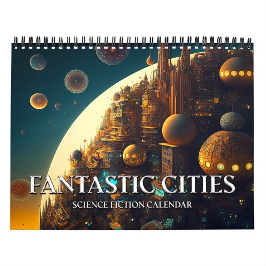 2026 Fantastic Cities Science Fiction Kalender (Titelbild)