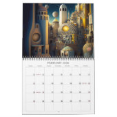 2026 Fantastic Cities Science Fiction Kalender (Feb 2026)