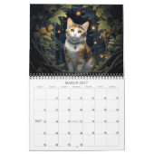 2026 Fantastische Katzen 3 Fantasy Art Kalender (Mär 2027)