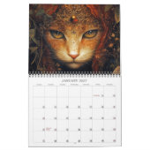 2026 Fantastische Katzen 4 Fantasy Art Kalender (Jan 2027)