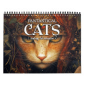 2026 Fantastische Katzen 4 Fantasy Art Kalender (Titelbild)