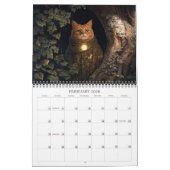2026 Fantastische Katzen 4 Fantasy Art Kalender (Feb 2026)