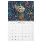 2026 Fantastische Katzen 5 Fantasy-Kunstkalender Kalender (Mär 2027)