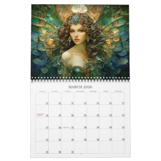 2026 Fantasy Art Kalender (Mär 2026)