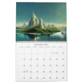 2026 Fantasy Burgen von Bellinzona Kalender (Jan 2027)