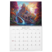 2026 Fantasy Burgen von Bellinzona Kalender (Mär 2027)