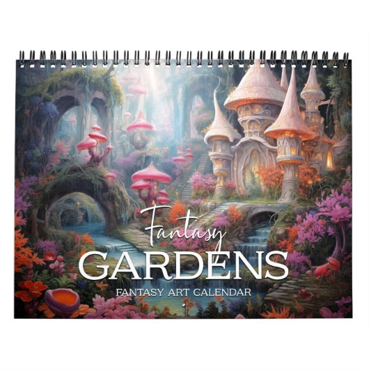 2026 Fantasy Gardens 2 Kalender (Titelbild)