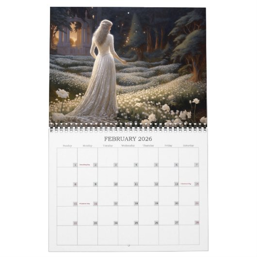 2026 Fantasy Gardens 2 Kalender (Feb 2026)