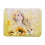 2026 Fantasy-Kunstkalender Magnet (Horizontal)