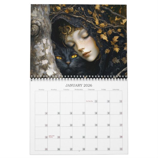 2026 Fantasy World Fantasy Art Kalender (Jan 2026)