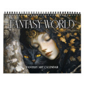 2026 Fantasy World Fantasy Art Kalender (Titelbild)