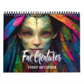 2026 Fee Kreaturen Fantasy Art Kalender (Titelbild)