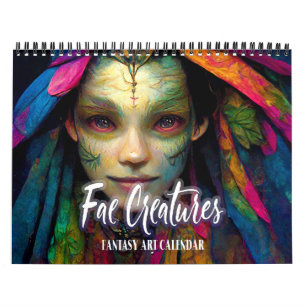 2026 Fee Kreaturen Fantasy Art Kalender