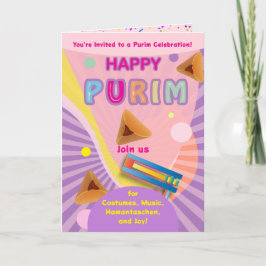 2026 Fest des Happy Purim Einladung