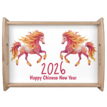 2026 Feuriges Pferd – Frohes chinesisches Neujahr