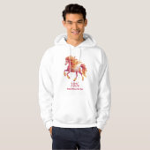 2026 Fiery Horse – Happy Chinese New Year Hoodie (Vorne ganz)
