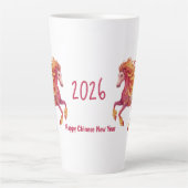 2026 Fiery Horse – Happy Chinese New Year Milchtasse (Vorderseite)