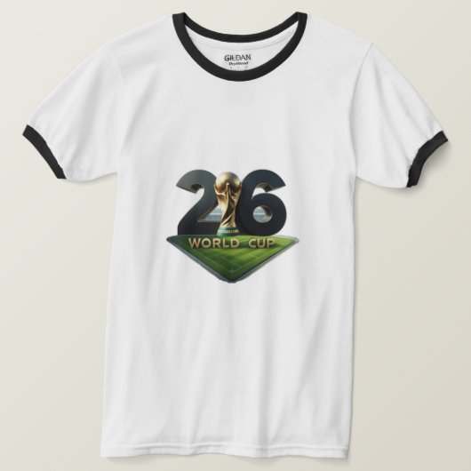 2026 FIFA World Cup Logo with Trophy – Official T-Shirt (Design vorne)