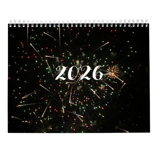 2026 Fireworks-Kalender Kalender (Rückseite)