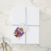 2026 Fireworks & Party Horse – Vibrant New Year Ce Geschenkanhänger (Mit Garn)