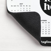 2026 Firmenlogo hier Marketing Kalender Mousepad (Ecke)
