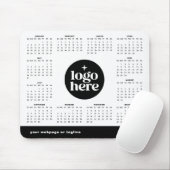 2026 Firmenlogo hier Marketing Kalender Mousepad (Mit Mouse)