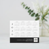 2026 Firmenlogokalender Postkarte (Stehend Vorderseite)