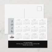 2026 Firmenlogokalender Postkarte (Vorne/Hinten)