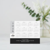 2026 Firmenlogokalender Postkarte (Stehend Vorderseite)