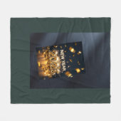 2026 Fleece-Decke - Individuelle Feierdecke Fleecedecke (Vorderseite (Horizontal))