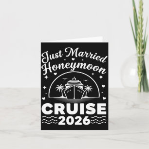 2026 Flitterwochen Kreuzfahrt passend zur Hochzeit Karte