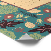 2026 Floral Calendar Poster (Ecke)