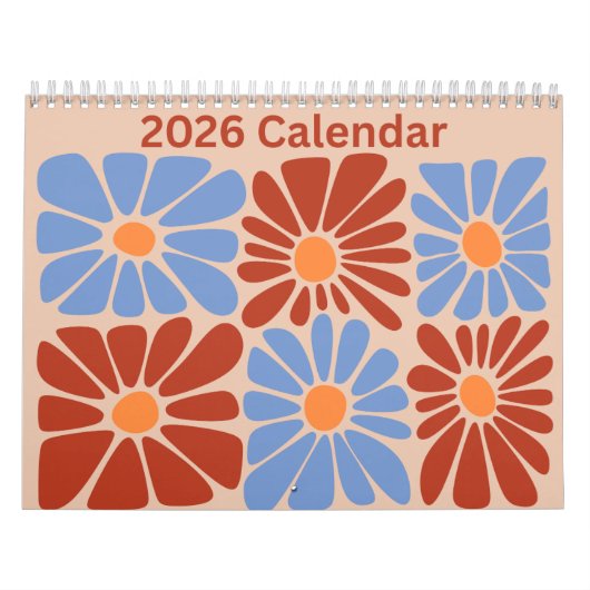 2026 Flower Art Calendar Kalender (Titelbild)