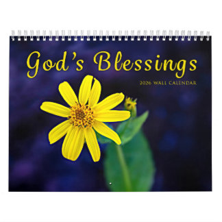 2026 Flower Blessings Wandkalender