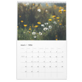 2026 Flowers Calendar (Images created by Grok) Kalender (Mär 2026)