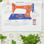 2026 Folk Art CottargetCore Nähkalender Geschirrtuch (Gefaltet)